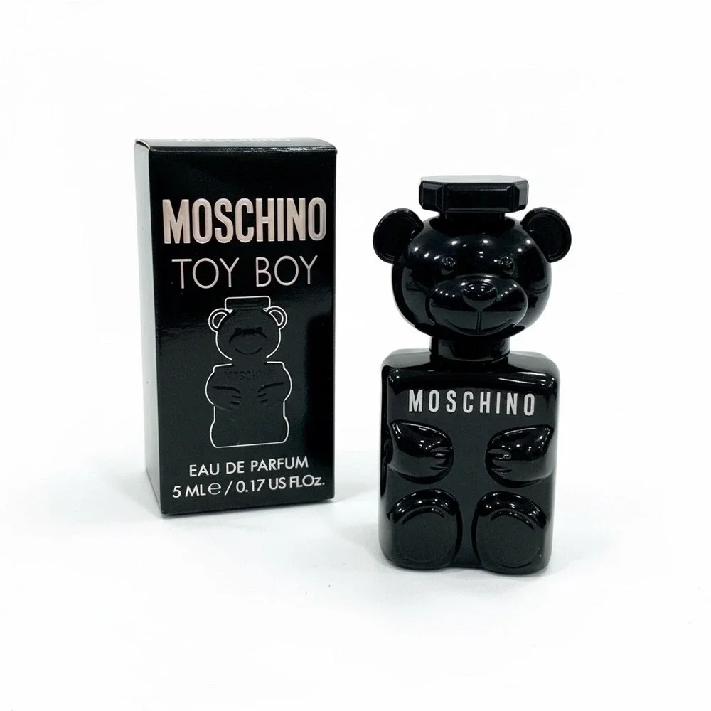 Moschino Toy Boy Eau de Parfum Men 5ml 0.17oz Mini Black Teddy Bear Fragrance